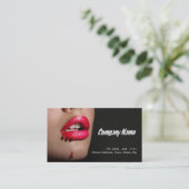 Professionele make-up artiest/marktmodel visitekaartje (Staand voorkant)