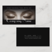 Professionele make-up artiest/marktmodel visitekaartje (Voorkant / Achterkant)