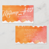 Professionele make-up artiest MUA make-up artiest Visitekaartje (Voorkant / Achterkant)