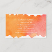 Professionele make-up artiest MUA make-up artiest Visitekaartje (Achterkant)