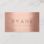 Professionele Make-up Artiest Roos Blush Afspraak Afsprakenkaartje (Voorkant)