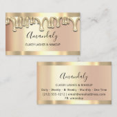 Professionele Make-up Artiest Roos Waxing Lash Dri Visitekaartje (Voorkant / Achterkant)