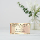 Professionele Make-up Artiest Roos Waxing Lash Dri Visitekaartje (Staand voorkant)