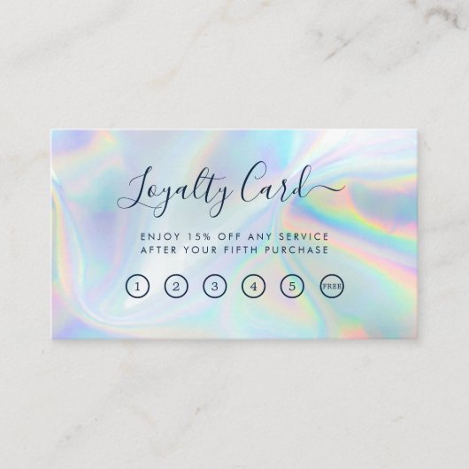 Professionele Make-up Artiest Schoonheid Salon Mod Klantenkaartje (Voorkant)