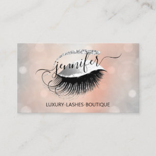 Professionele Make-up Lash QR Code Ogen Brows Zilv Visitekaartje