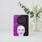 Professionele make-up van artistiek Visitekaartje (Staand voorkant)