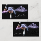 Professionele make-upartiesten en opmaakexperts visitekaartje (Voorkant / Achterkant)