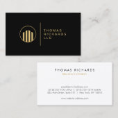 Professionele makelaar advocaat bedrijf C Visitekaartje (Voorkant / Achterkant)