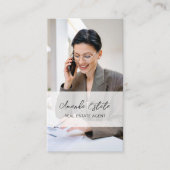 Professionele makelaar Foto Visitekaartje (Voorkant)