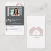 Professionele makelaar foto visitekaartje (Voorkant / Achterkant)