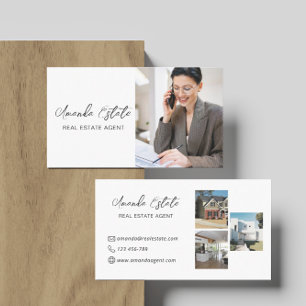Professionele makelaar Foto Visitekaartje