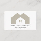 Professionele makelaar foto visitekaartje (Achterkant)