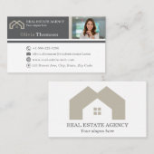 Professionele makelaar foto visitekaartje (Voorkant / Achterkant)