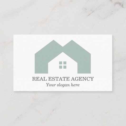 Professionele makelaar foto visitekaartje (Achterkant)