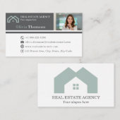 Professionele makelaar foto visitekaartje (Voorkant / Achterkant)