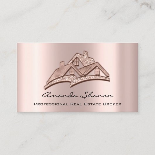 Professionele makelaar in onroerend goed Roos Phot Visitekaartje (Voorkant)