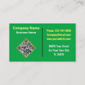 Professionele Makelaar (QR Code) Thuis Broker Visitekaartje (Achterkant)