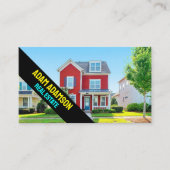 Professionele Makelaar (QR Code) Thuis Broker Visitekaartje (Voorkant)