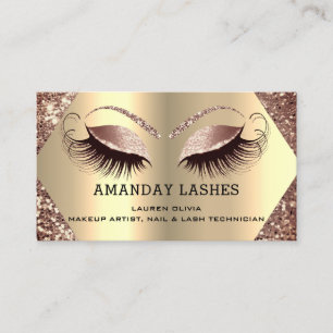 Professionele Makeup Nails Appointcard Brows Visitekaartje