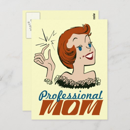 Professionele mam briefkaart (Voorkant / Achterkant)