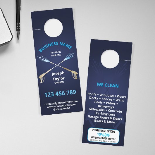 Professionele mannelijke druk wassen macht wassen deurhanger