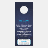 Professionele mannelijke druk wassen macht wassen deurhanger (Achterkant)