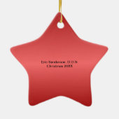 Professionele mannen met een beroepstitel keramisch ornament (Achterkant)