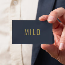 Professionele marine blauw goud elegante luxe