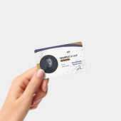 Professionele marine goudkleurige Tech ID-badge - Badge (Handheld)
