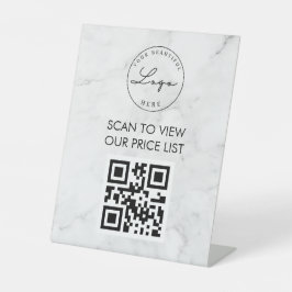 Professionele markering QR-code Reclamebord Met Voetstuk