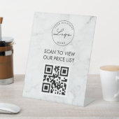 Professionele markering QR-code Reclamebord Met Voetstuk (Insitu)