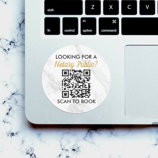 Professionele markering Voeg een QR-code toe Ronde Sticker
