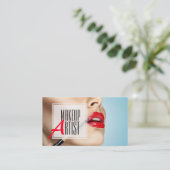 Professionele marktartiest, schoonheid visitekaartje (Staand voorkant)