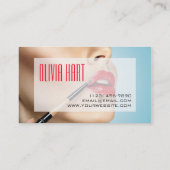 Professionele marktartiest, schoonheid visitekaartje (Achterkant)