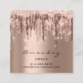 Professionele marktartistieke toneelschrijvers Gli Vierkante Visitekaartje (Achterkant)