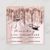 Professionele marktleider Nail Manicure Drivers Vierkante Visitekaartje (Voorkant)