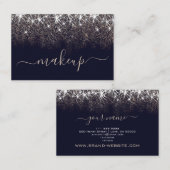 Professionele marktpartij Artiest Luminous Glitter Visitekaartje (Voorkant / Achterkant)