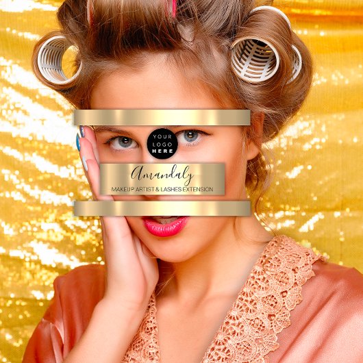 Professionele marktspeler - Aangepast Logo goud Visitekaartje