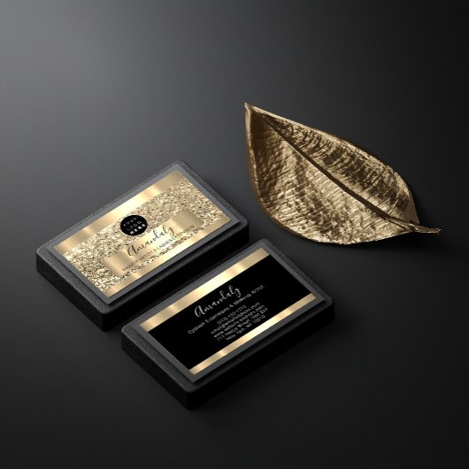 Professionele marktspeler - Aangepast Logo goud Visitekaartje