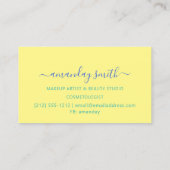 Professionele marktspeler Abstract kunstwerk grijs Visitekaartje (Achterkant)