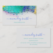 Professionele marktspeler Abstract kunstwerk grijs Visitekaartje (Voorkant / Achterkant)