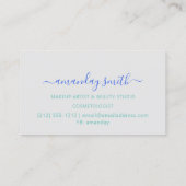 Professionele marktspeler Abstract kunstwerk grijs Visitekaartje (Achterkant)