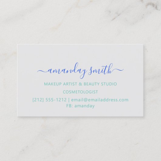 Professionele marktspeler Abstract kunstwerk grijs Visitekaartje (Achterkant)