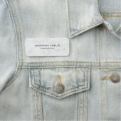 Professionele marmer minimalistische moderne Sjabl Naamplaatje (In situ)