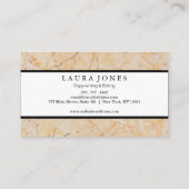 Professionele marmer visitekaartje (Achterkant)