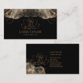 Professionele massagetherapie Lotus CHIROPRACTOR Visitekaartje (Voorkant / Achterkant)