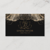 Professionele massagetherapie Lotus CHIROPRACTOR Visitekaartje (Voorkant)