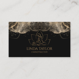 Professionele massagetherapie Lotus CHIROPRACTOR Visitekaartje