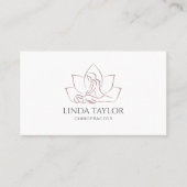 Professionele massagetherapie Lotus CHIROPRACTOR Visitekaartje (Voorkant)