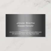 Professionele massagetherapie met therapist visitekaartje (Voorkant)